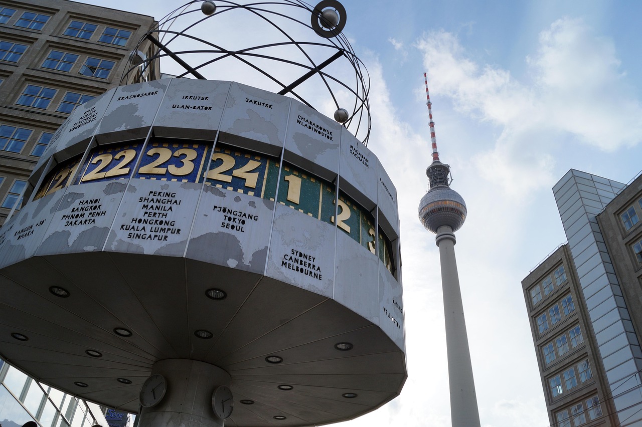berlin, alexanderplatz, television tower, capital city, sightseeing, berlin tv tower, world clock, germany, architecture
