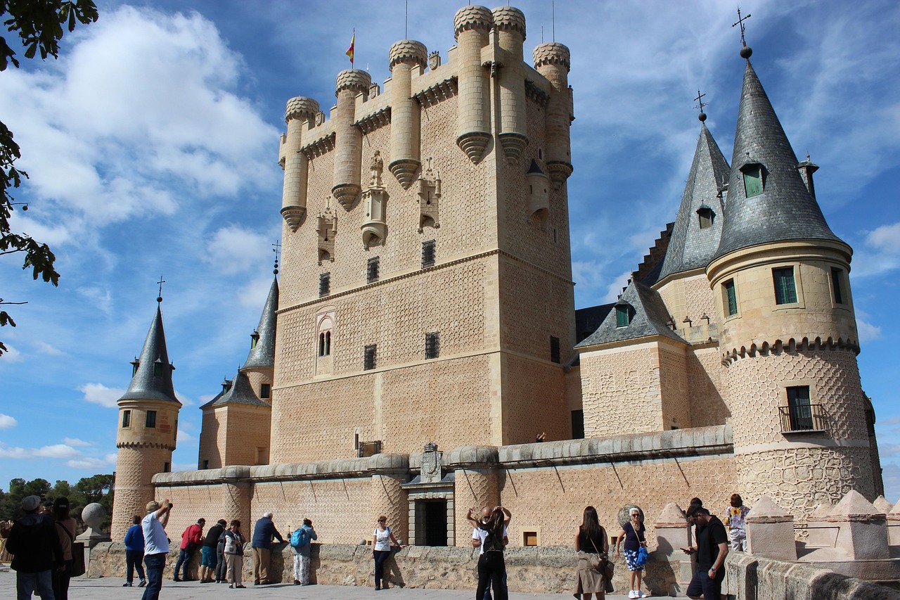 spain, segovia, alcazar, historical, architecture, history, castle, medieval