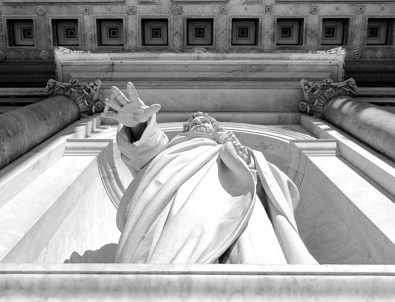 rome, lazio, italy, san giovanni in laterano, church, basilica, statue, statues, architecture, black-and-white hand, columns, ceiling, history, no person, rome, rome, rome, rome, rome, lazio, lazio, lazio, lazio, lazio, statue, columns