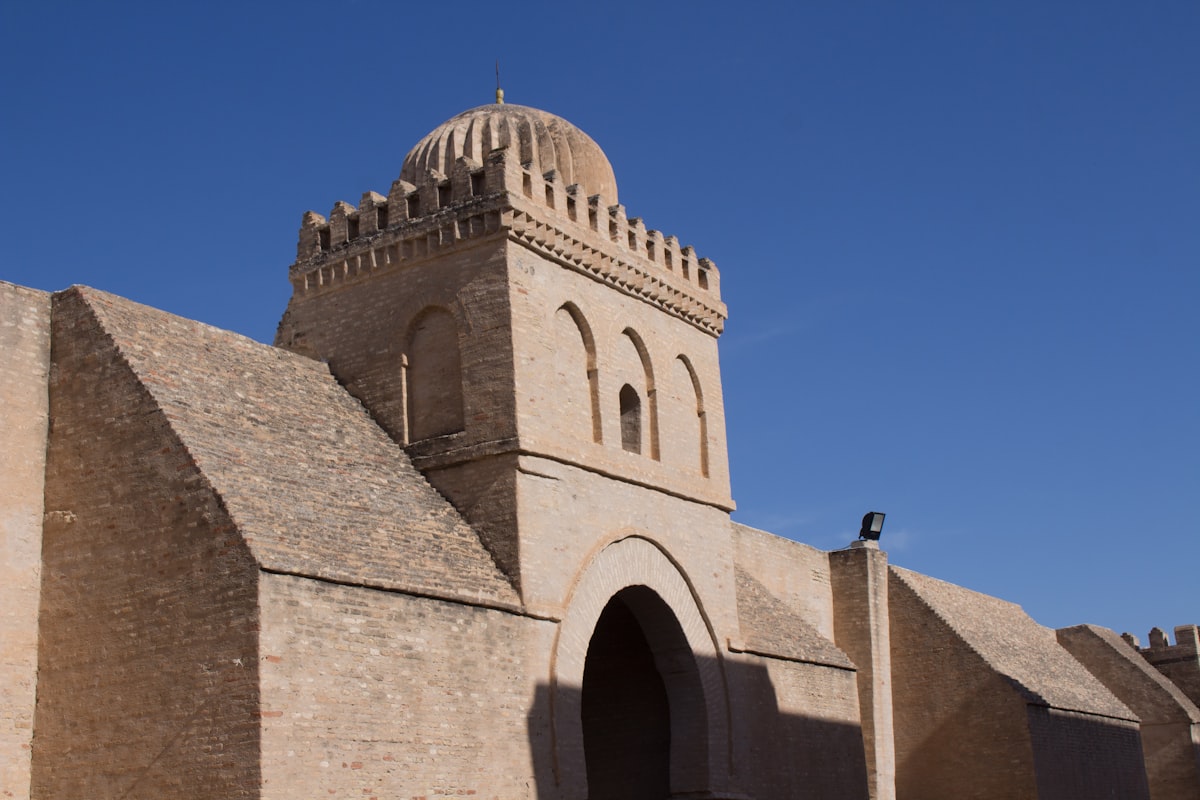 a large brick building