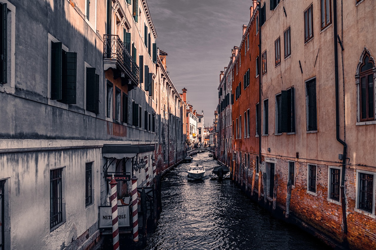 venice, italy, city, channel, nature, water, cityscape, buildings, architecture, history