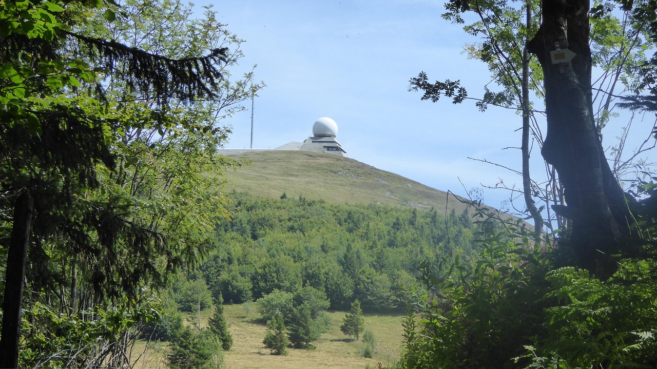 great belchen, grand balloon, mountain peak, a view of the forest, vosges, france, alsace, highlands