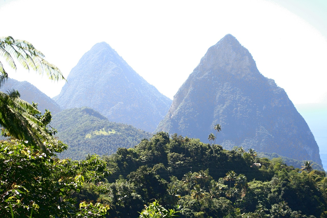 pitons, twin pitons, caribbean island, st lucia, saint lucia, mountain, mountain top, sea, blue, water, mountains, gros pitons, nature, landscape, tree, green, st lucia, st lucia, st lucia, st lucia, st lucia, saint lucia, saint lucia, saint lucia