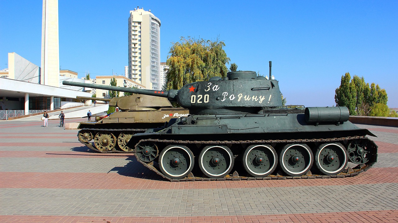 tank, volgograd, museum, russia, history, t-34, technique, sight