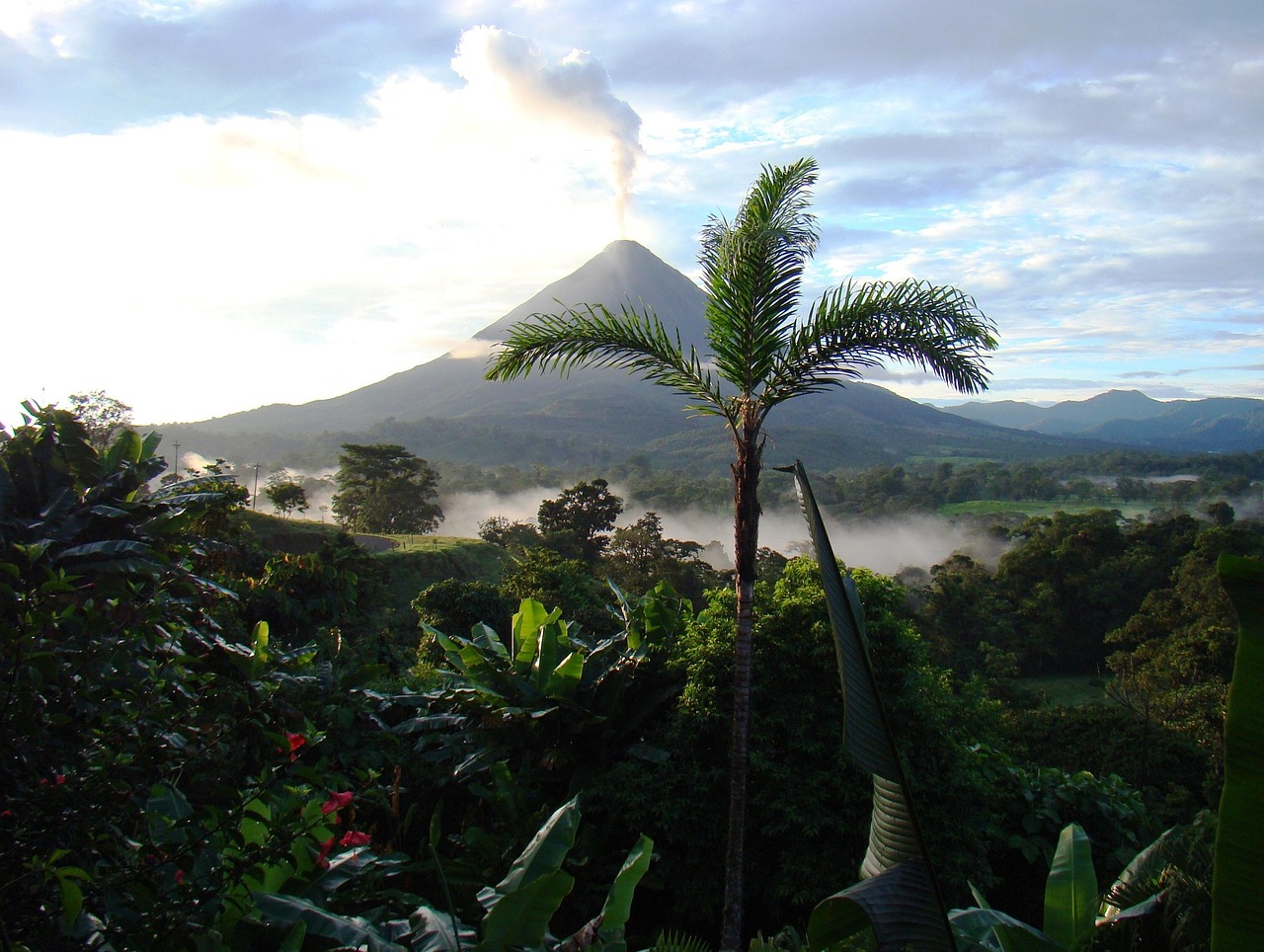 volcano, eruption, costa rica, arenal, lava, volcanic, nature, landscape, jungle, mountain, palm tree, costa rica, costa rica, costa rica, costa rica, costa rica