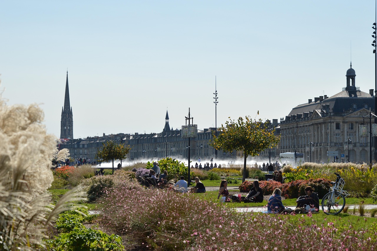 architecture, city, nature, panoramic, sky, bordeaux, docks