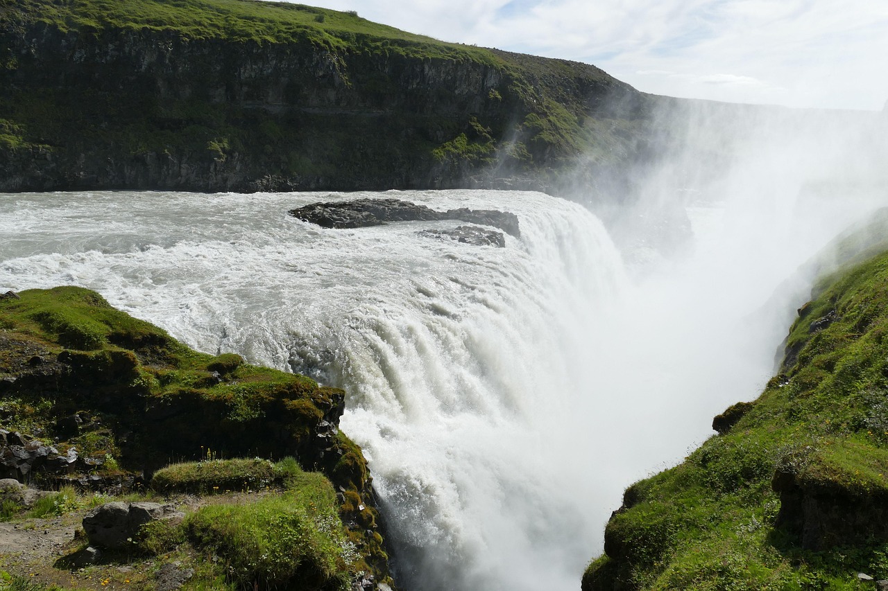 iceland, gullfoss, waterfall, landscape, flow, water, nature, enormous, force of nature, hydropower, spray, gullfoss, gullfoss, gullfoss, gullfoss, gullfoss