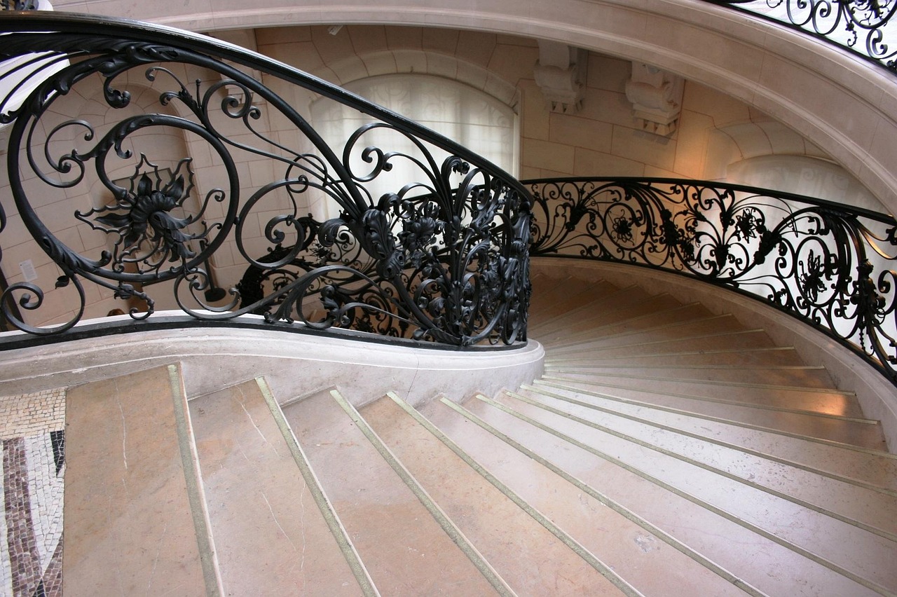 staircase, art nouveau, petit palais, paris, france, staircase, staircase, staircase, staircase, staircase, art nouveau, art nouveau