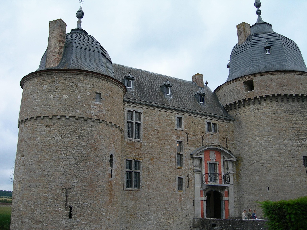 belgium, chateau, castle, château de lavaux-sainte-anne, old, building, gray castle