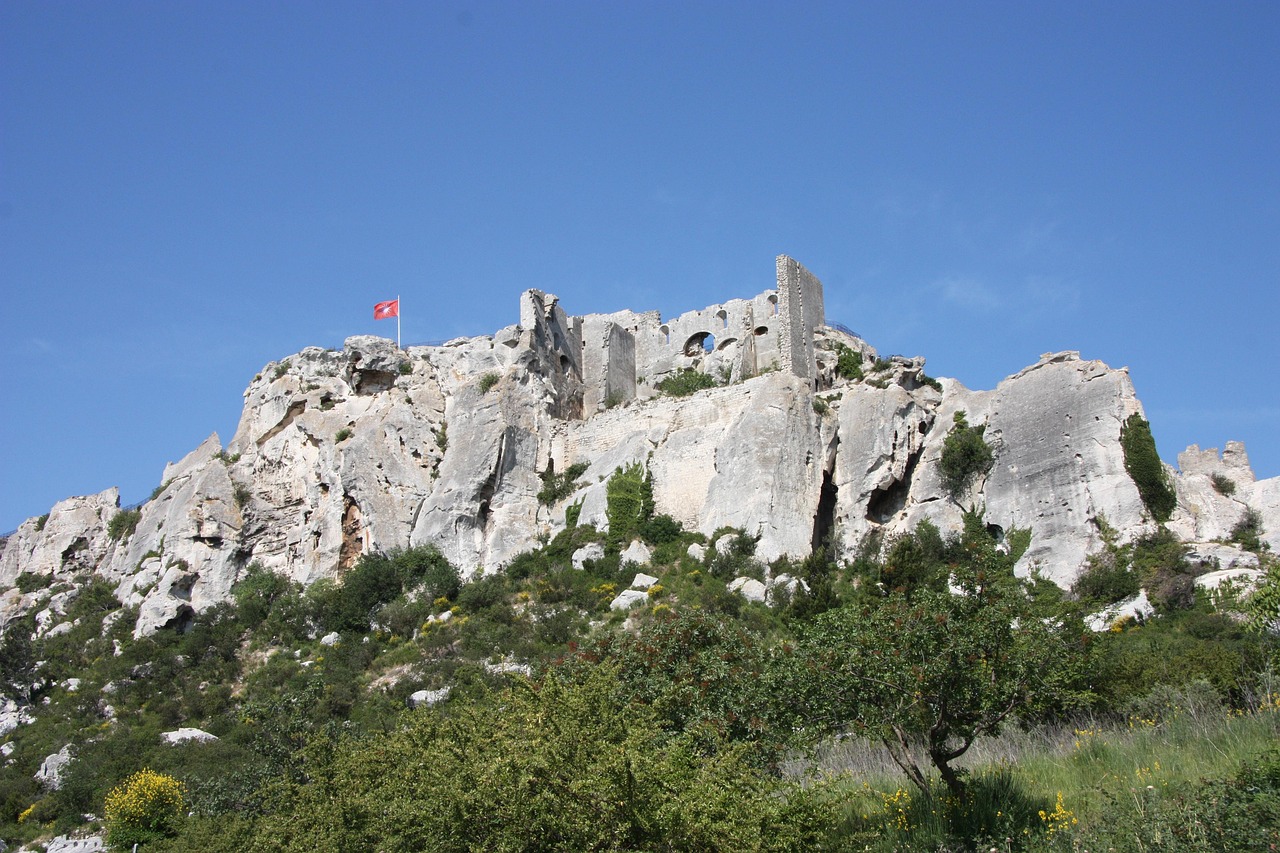 chateau, the baux de provence, medieval