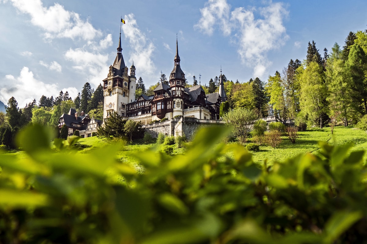 white and brown concrete structure