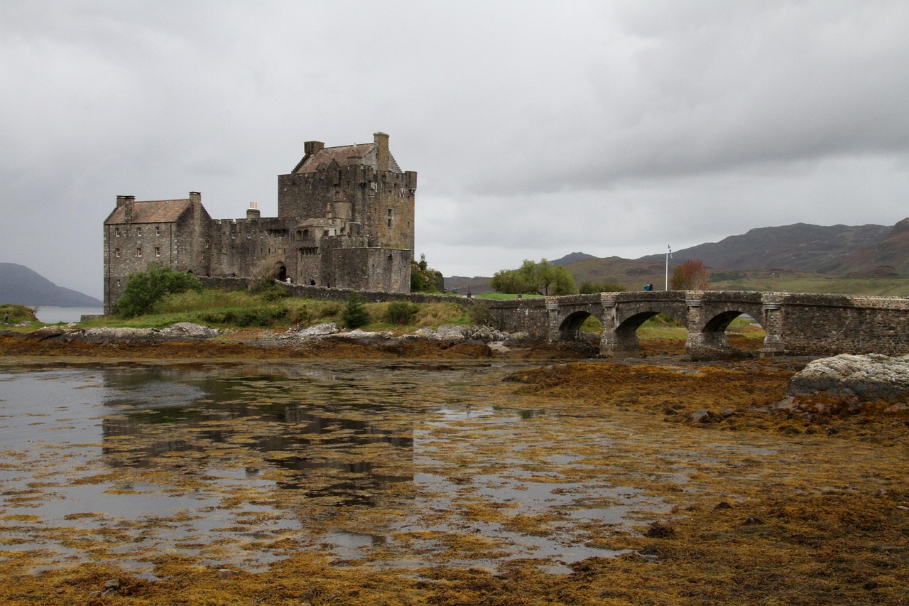 castle, eilean donan castle, ancient, medieval, highlands, scotland