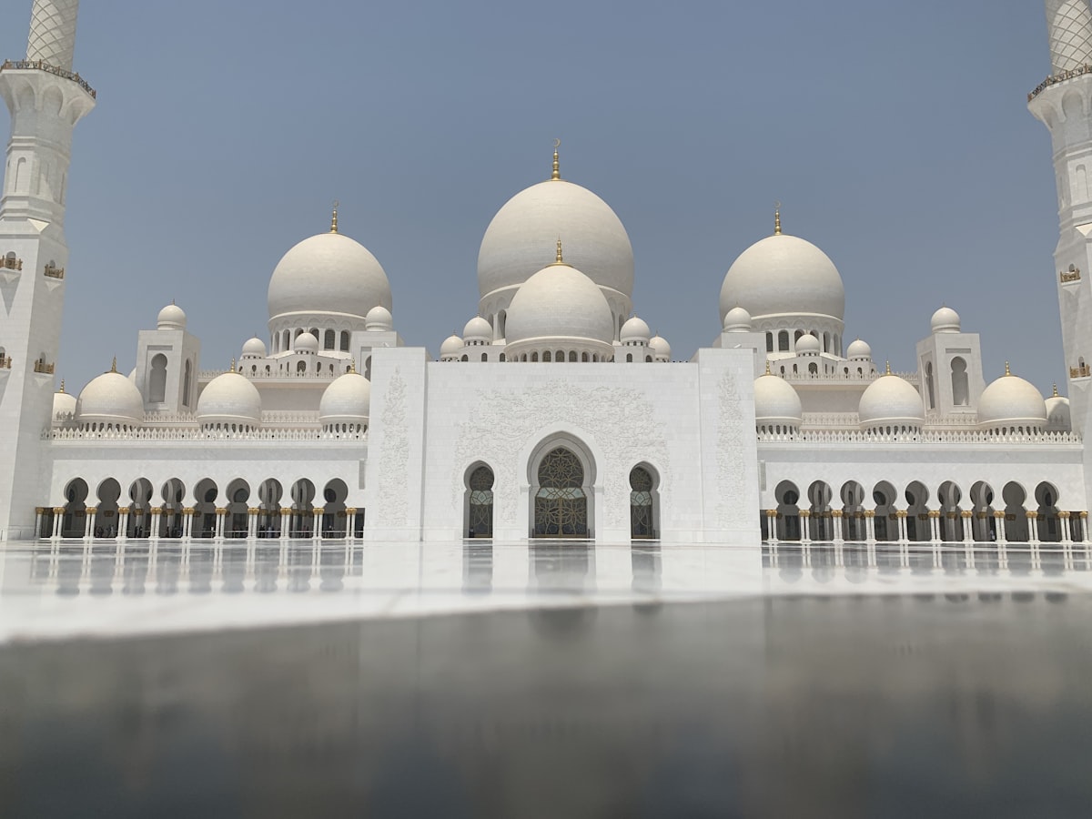 white concrete dome building