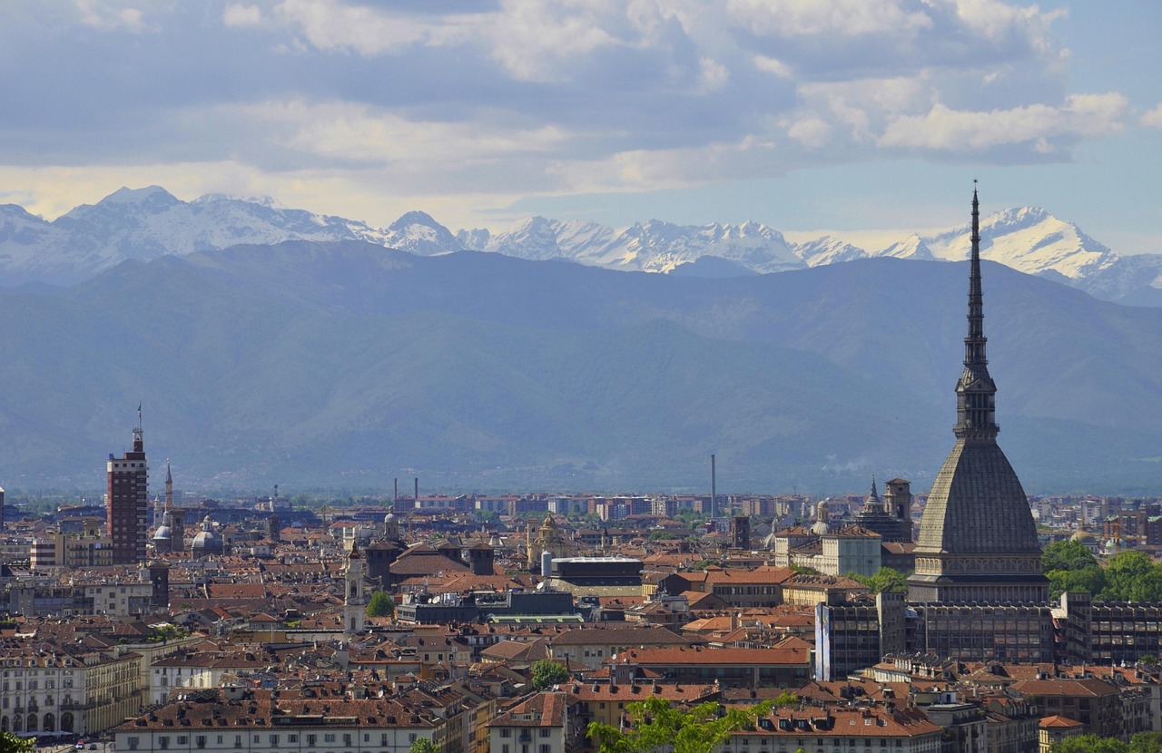 torino, panoramic, big city, architecture, to travel, horizon, sky, nature, panorama, italy, mole antonelliana