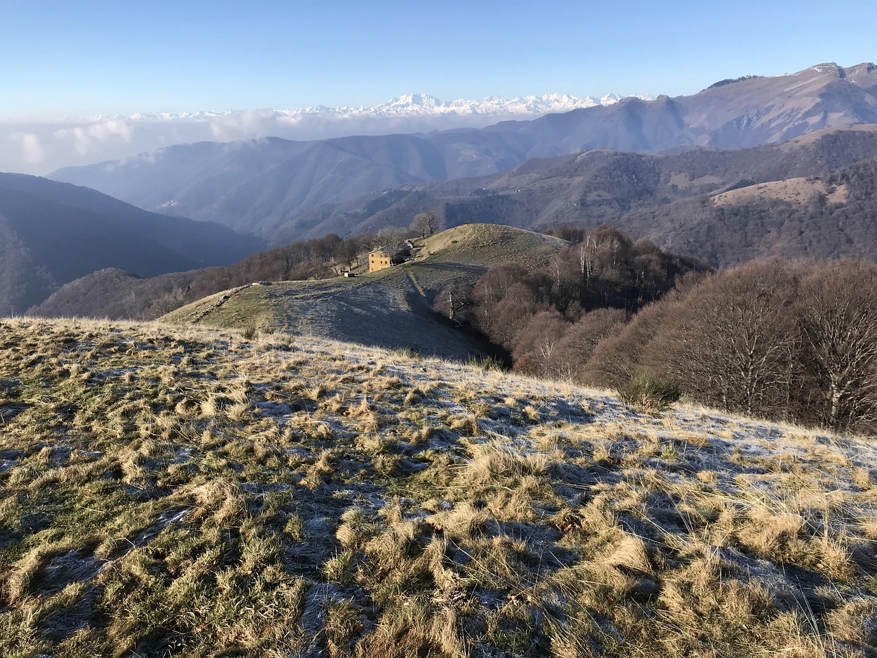 panorama from monte san bernardo, alpine route, alps, alpine, adventure, walk, sky, tops, excursions, hiking, mountains, nature, clouds, landscape, panorama, paths, trails, traces, trekking, summit, peaks, view
