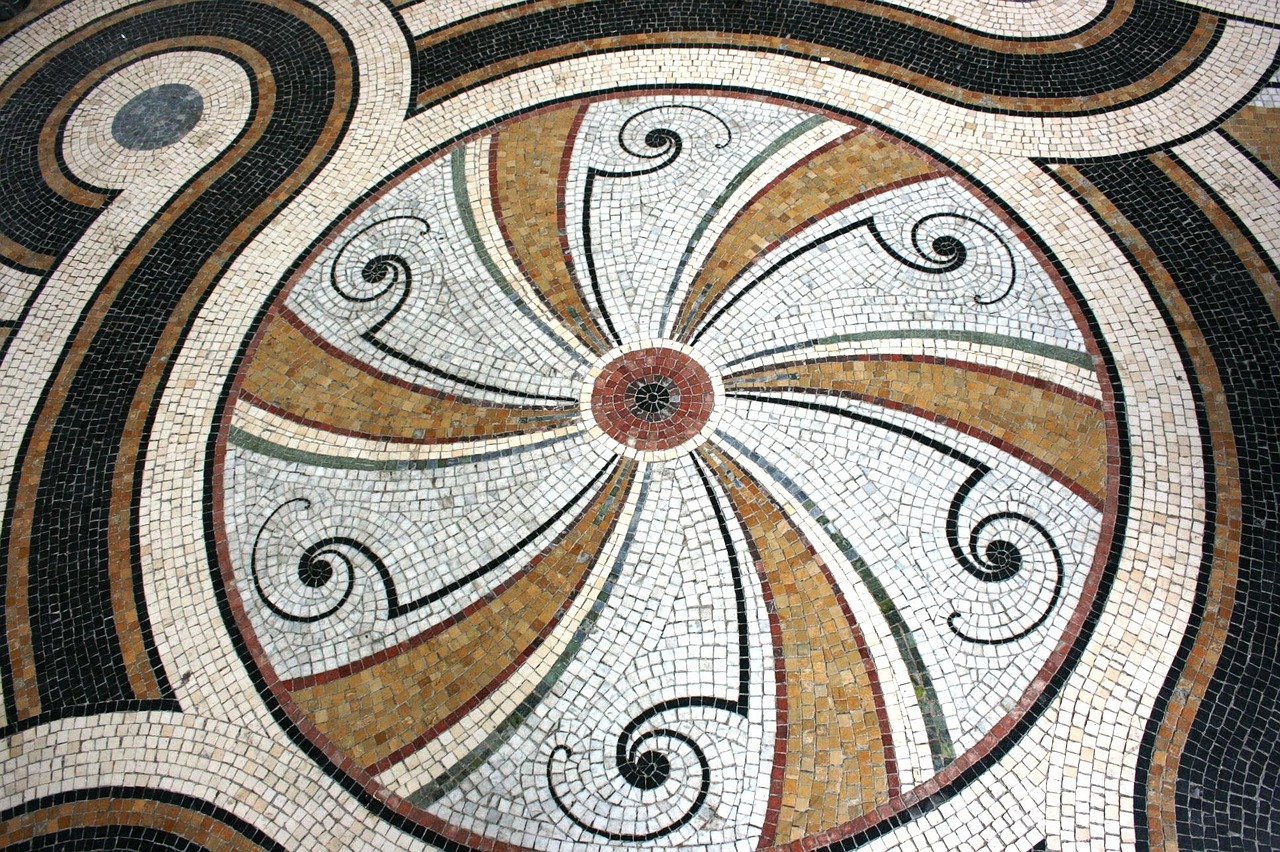 mosaic, petit palais, paris, france