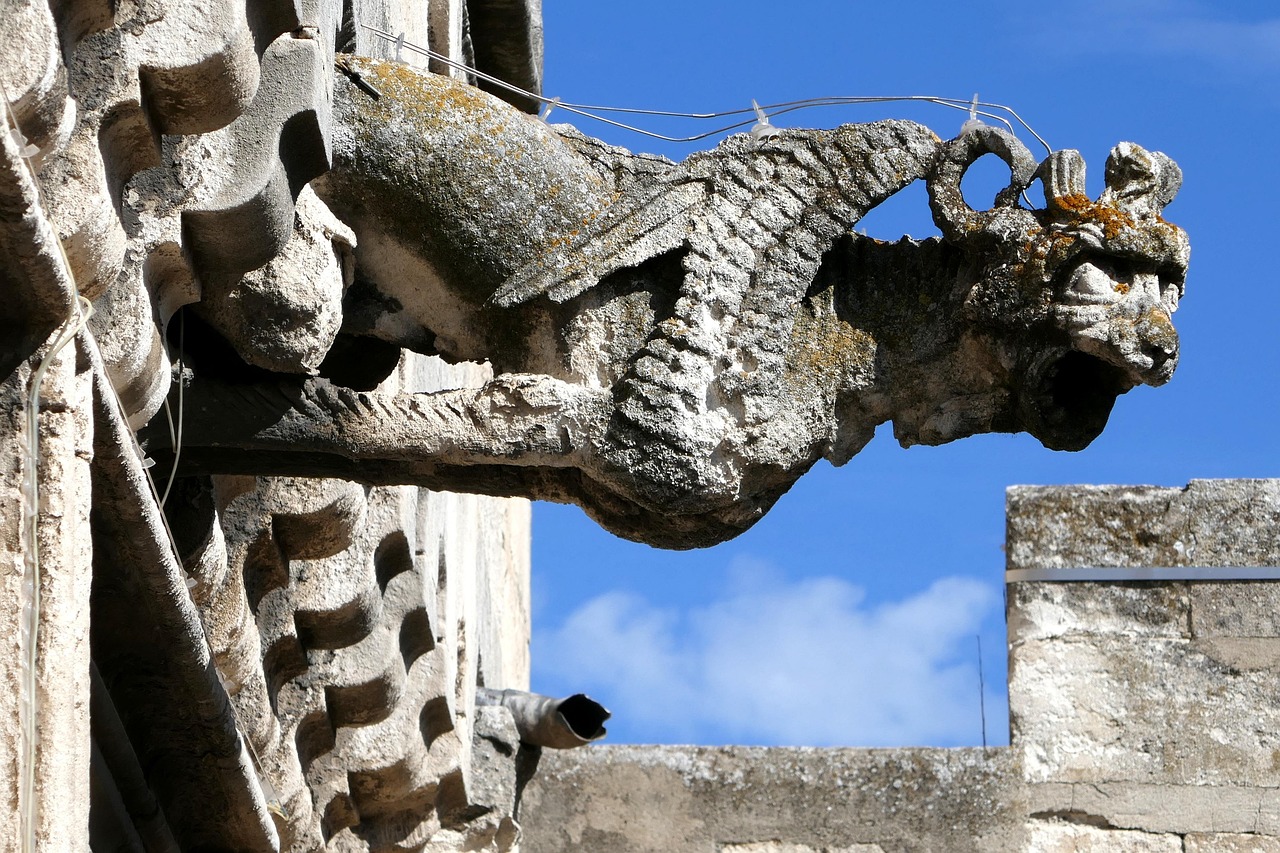 gargoyle, musée réattu, arles, france, grand priory, order of malta, monument, medieval, gargoyle, gargoyle, gargoyle, gargoyle, gargoyle