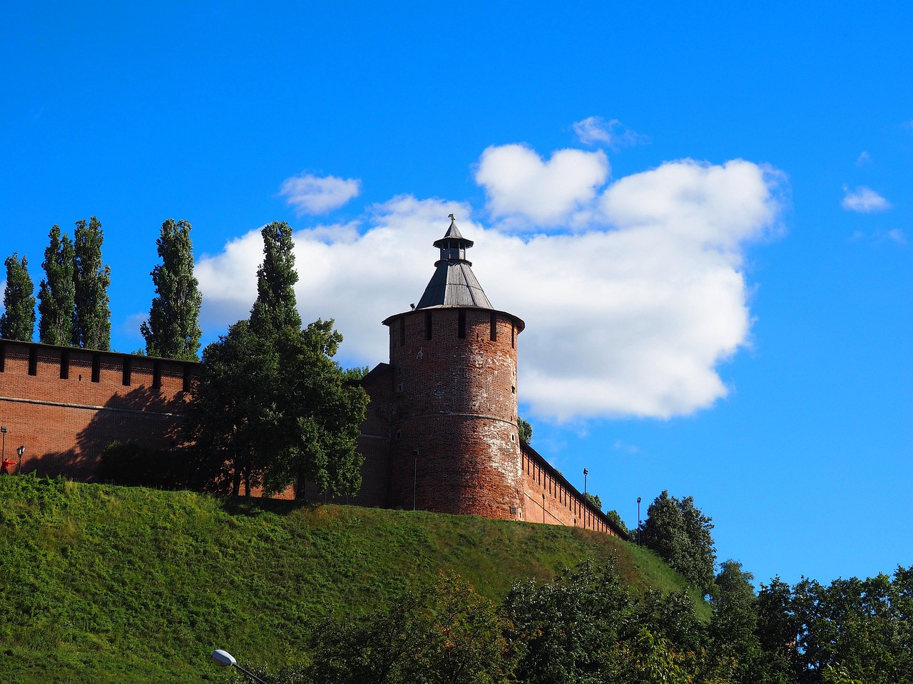 castle, nature, travel, tourism, historical, nizhny novgorod, building, nizhny novgorod kremlin, architecture, facade, exterior
