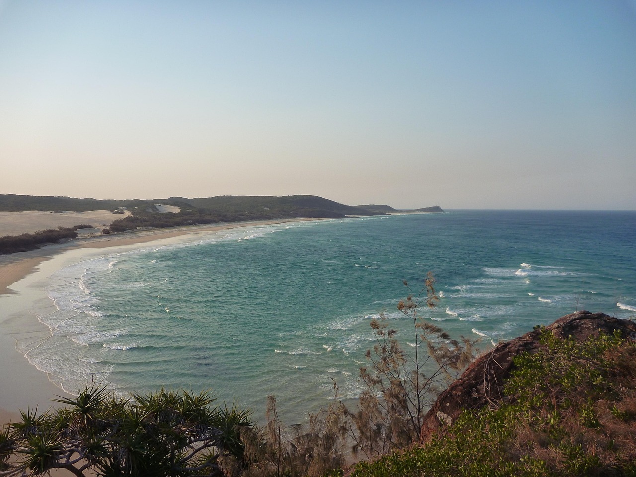 fraser island, australia, indian head, beach, nature, sea, ocean, island, summer, holidays