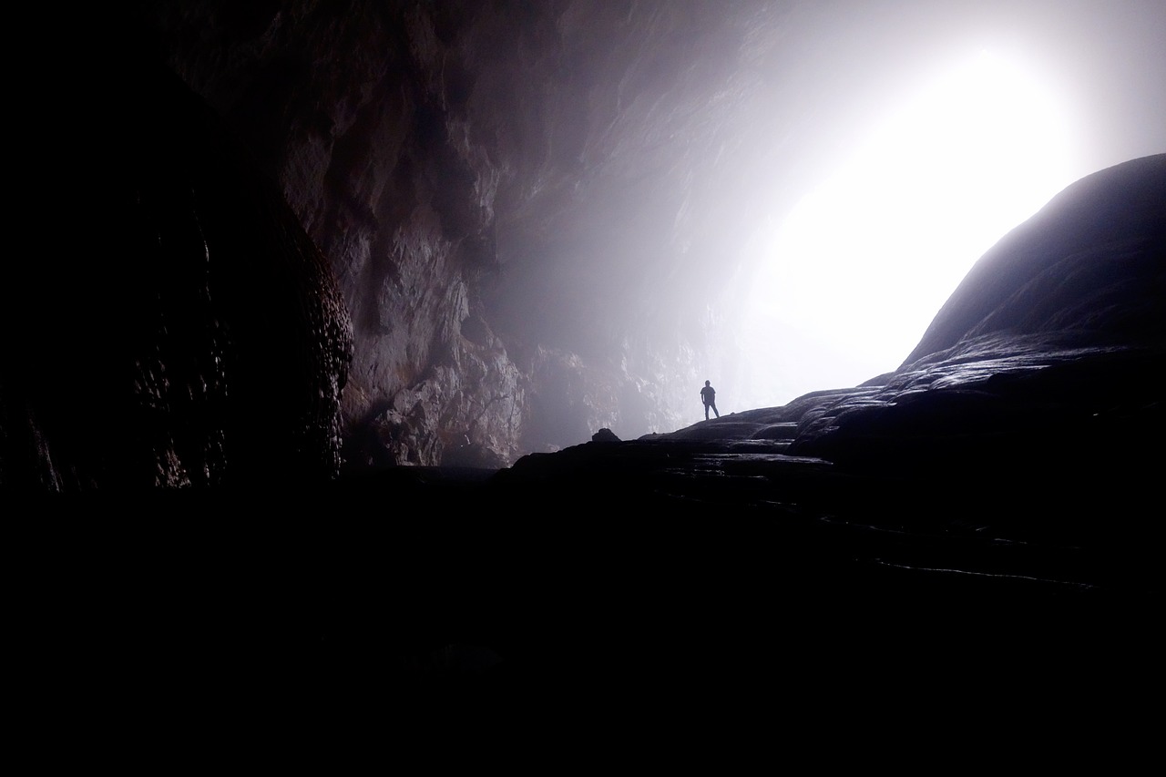 cave, light, person, rocky, silhouette, entrance, geology, spelunking, caving, explore, exploration, adventure, cave, cave, cave, cave, cave