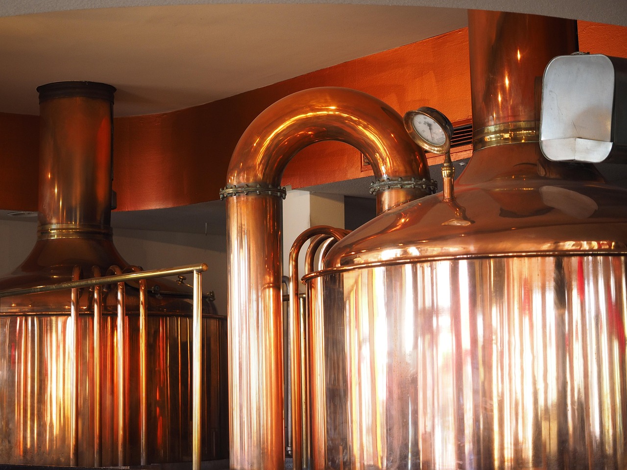 brewery, brewery boiler, boiler, beer, brew beer, brew, barefoot, new-ulm, copper, copper kettle, glittering, factory, metal, brewery, brewery, boiler, boiler, boiler, boiler, boiler