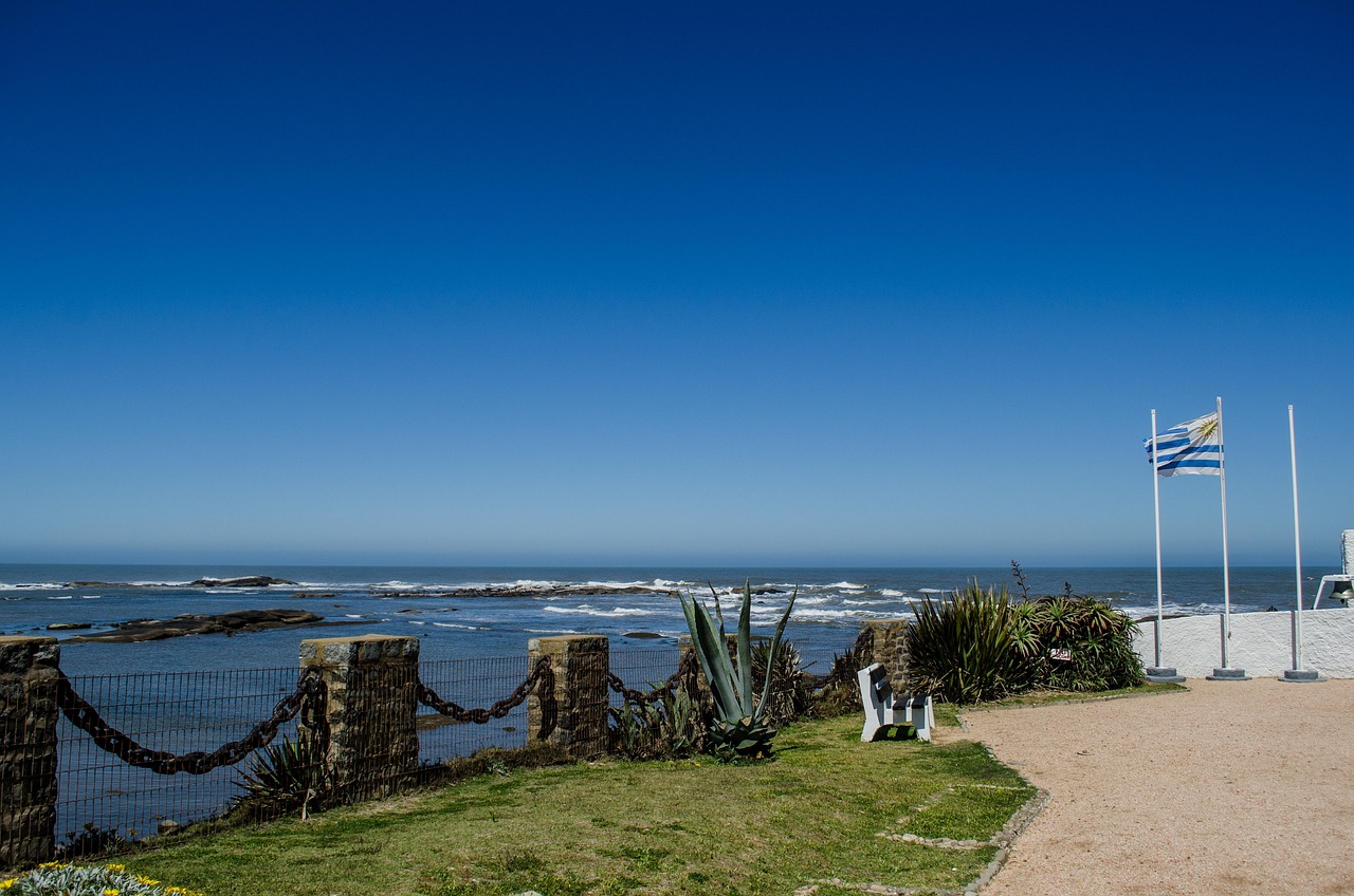 uruguay, montevideo, lighthouse, beach, flag, sea, darling, costa, nature, landscape, horizon, sun, ocean, waves, blue, holiday, clouds, peace, calm down, water, rocks, summer, portugal, orange, atlantic, tourism, uruguay, montevideo, montevideo, montevideo, montevideo, montevideo