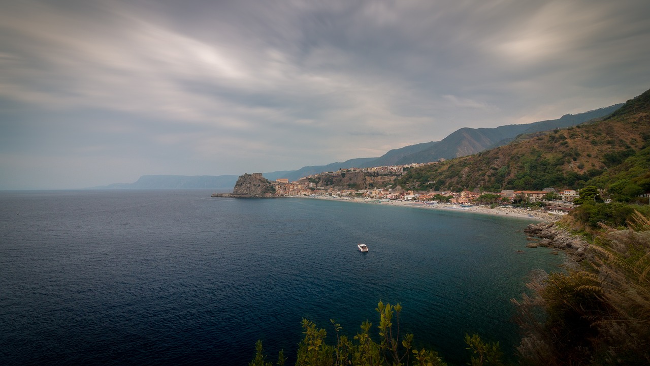 scila, scilla, calabria, the sea, italy, summer, travel, holiday, beach, the city, water, coast, nature, the sky, long exposure, calabria, calabria, calabria, calabria, calabria