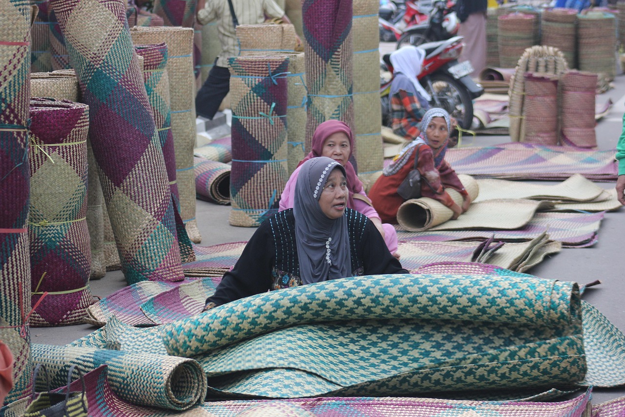 handicraft, market, amuntai, south borneo