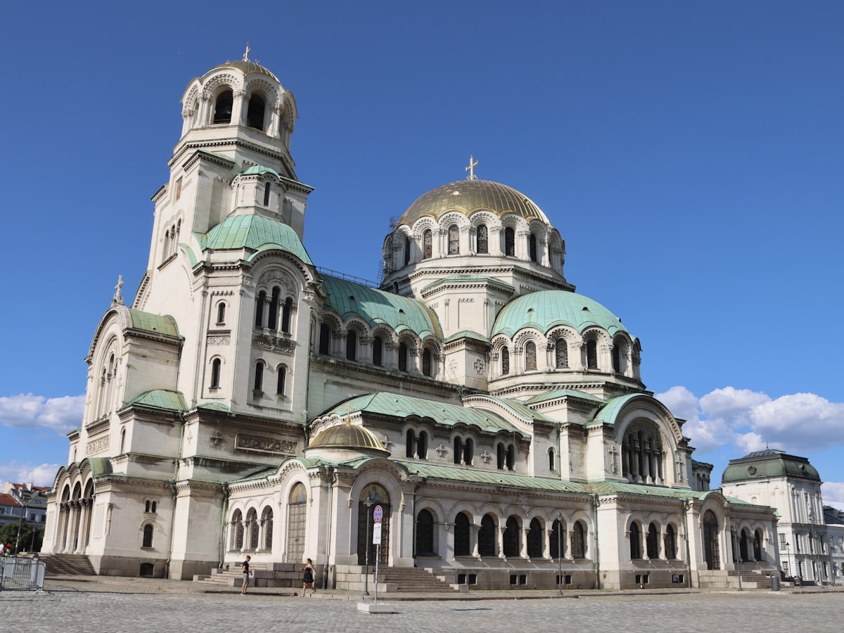 The alexander nevsky cathedral is a stunning sight.