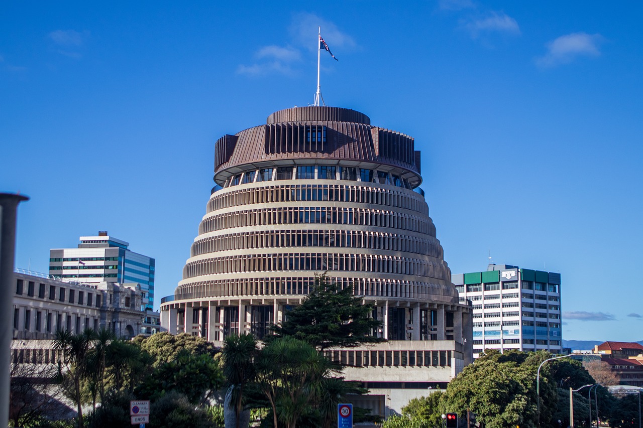 the beehive, new zealand, wellington, building, travel, parliament, monument, government, architecture, landmark, tourist attraction, wellington, wellington, wellington, wellington, wellington