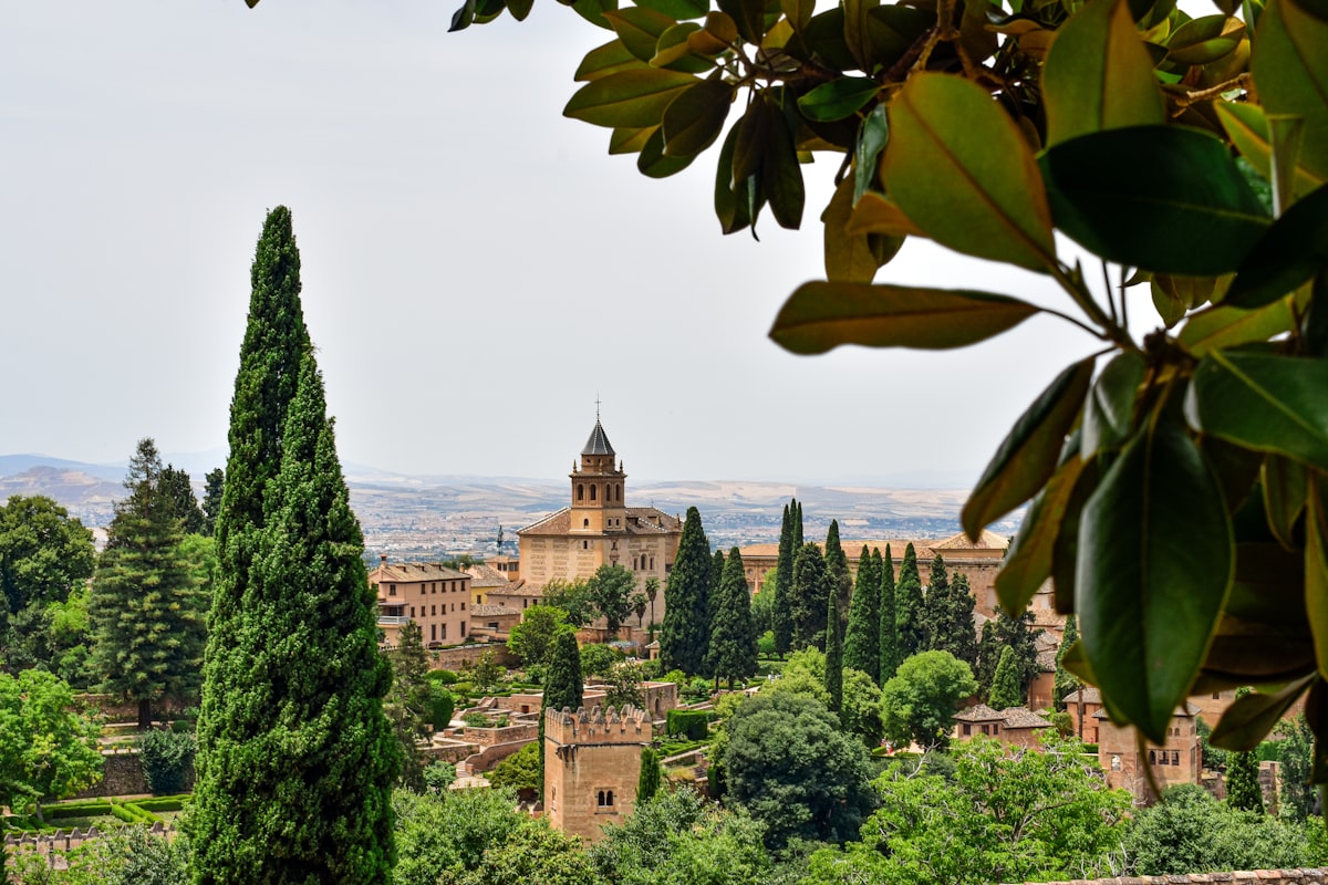 A view of a city from a distance