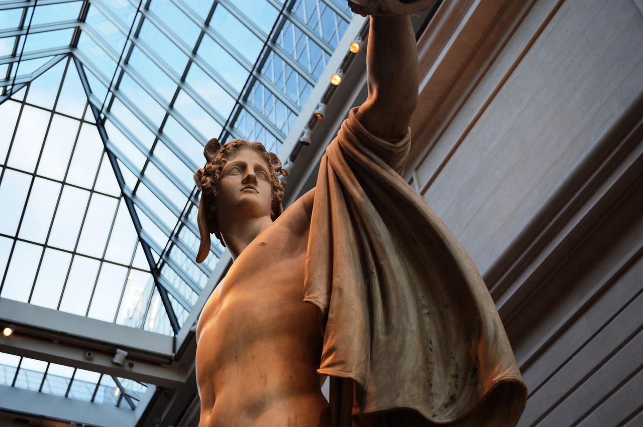 sculpture, museum, art, construction, architecture