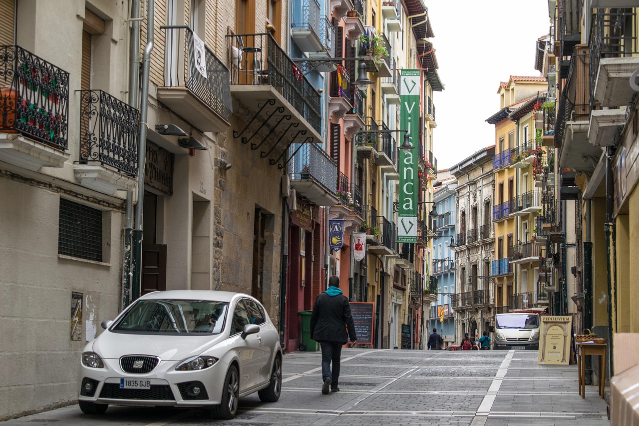 spain, santiago's path, pamplona, architecture, buildings, street, old, center, pamplona, pamplona, pamplona, pamplona, pamplona