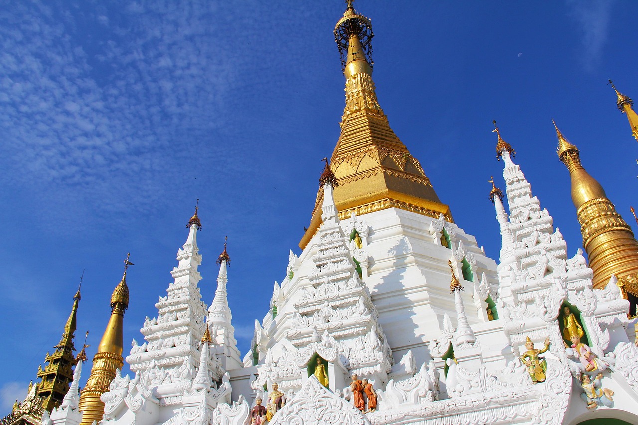 temple, pagoda, shwedagon pagoda, religion, buddhism, buddhist, famous, shrine, nature, place, religious, buddha, worship, exterior, buddha purnima, view, tourism, travel, sacred, heritage, historic, tourist, sky, spirituality, oriental, destination, spiritual, majestic, yangon, myanmar, blue buddha