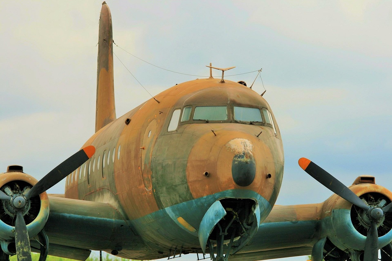 aircraft, dc-4, fixed wing, transport, south african air force museum, static