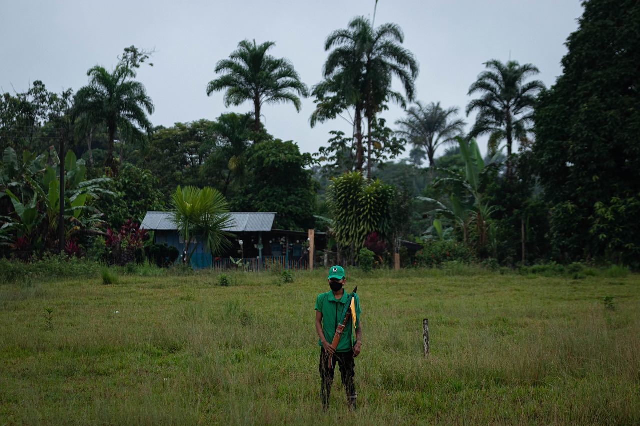 amazon, indigenous, indigenous guard, poverty, colombia, putumayo, colombian amazon, environment, culture, colombian culture, indigenous crafts, canangucha, cananguchales, taita, landscape