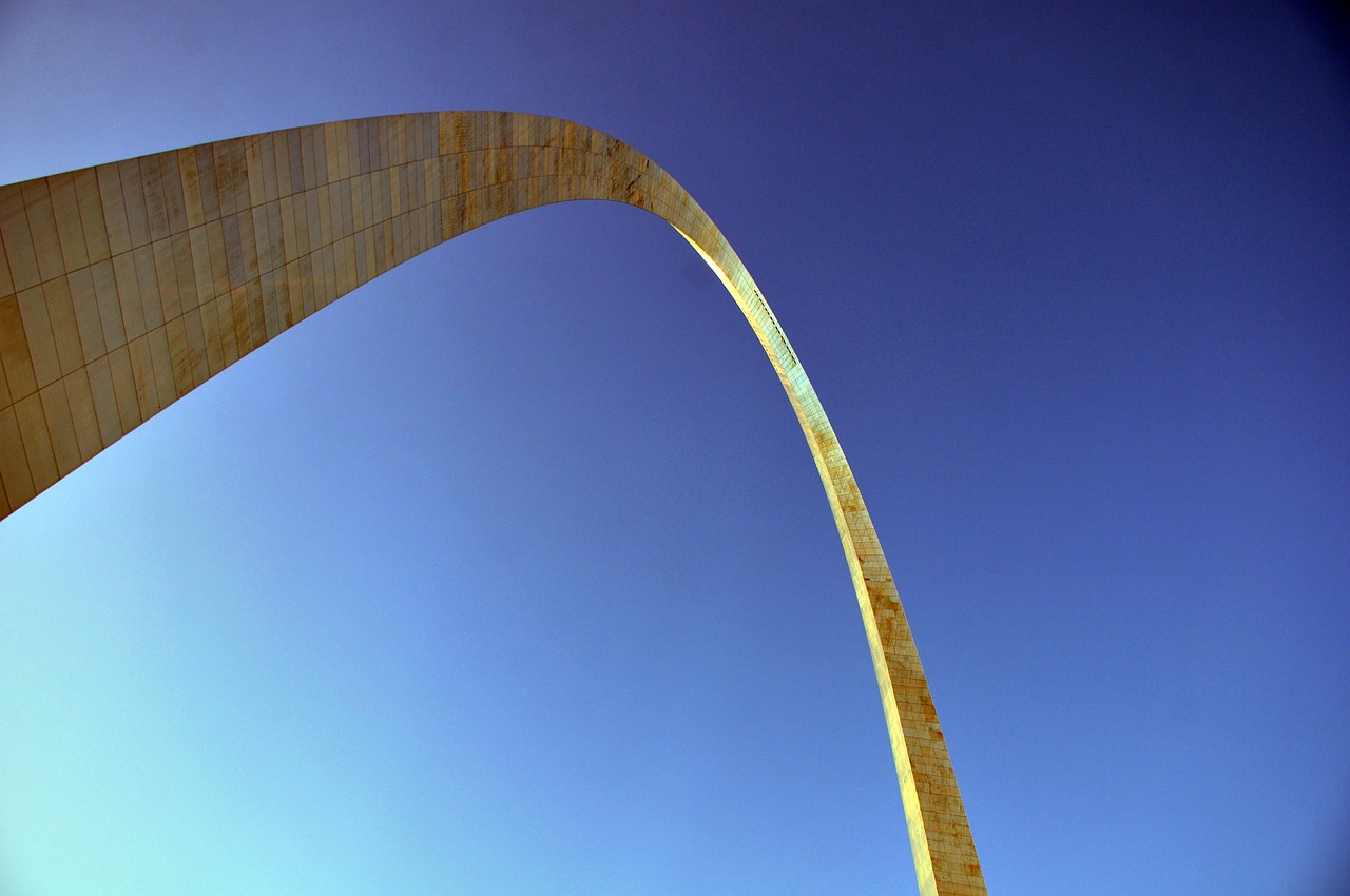 arch, st, louis, gateway arch, nature, sky, usa, clear sky