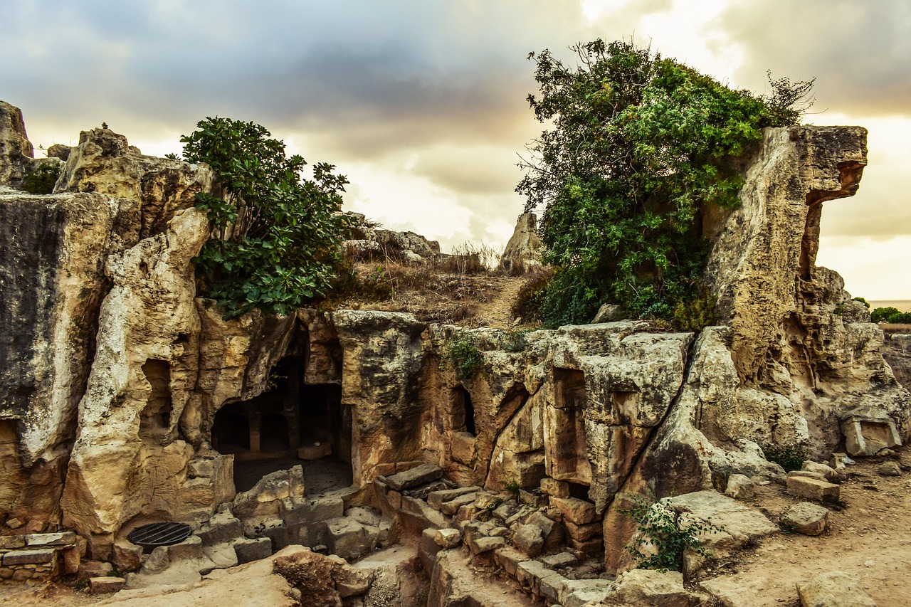 cyprus, paphos, tombs of the kings, archaeology, archaeological, historic, stone, ancient, unesco heritage site, brown tomb, brown king, paphos, paphos, paphos, paphos, paphos