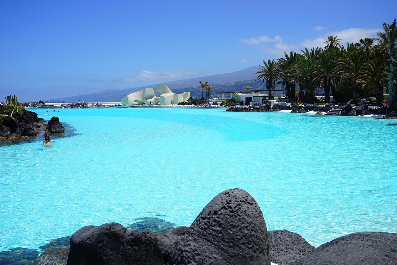 sea water swimming pool, swimming pool, lago martiánez, puerto de la cruz, tenerife, canary islands, tenerife, tenerife, tenerife, tenerife, tenerife, canary islands, canary islands