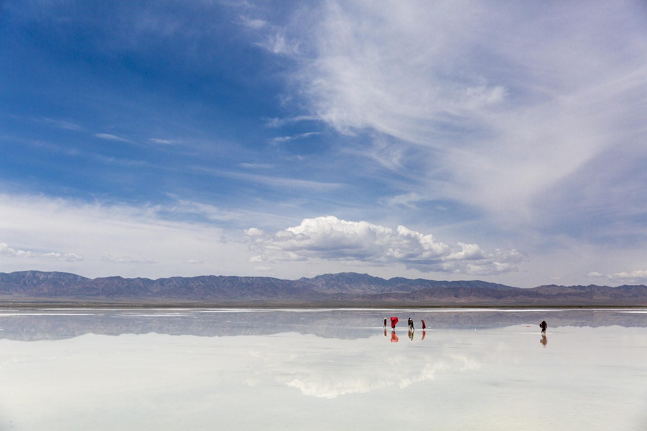 check card, salt lake, blue sky and white clouds, salt lake, salt lake, salt lake, salt lake, salt lake