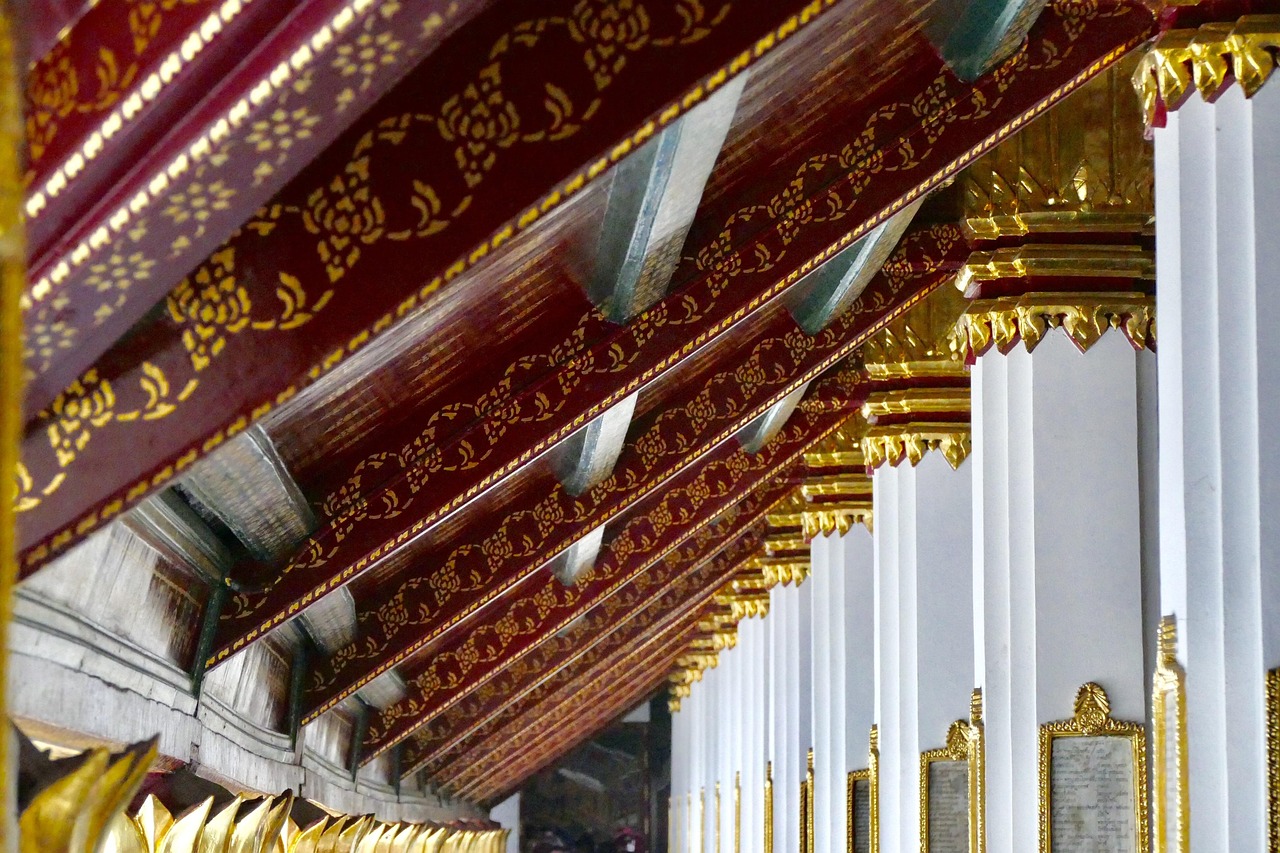 ornament, golden, architecture, temple, travel, buddha, wat, religion, culture, inside, tour, monastery, buddha purnima, geometric, thailand, bangkok, wat arun