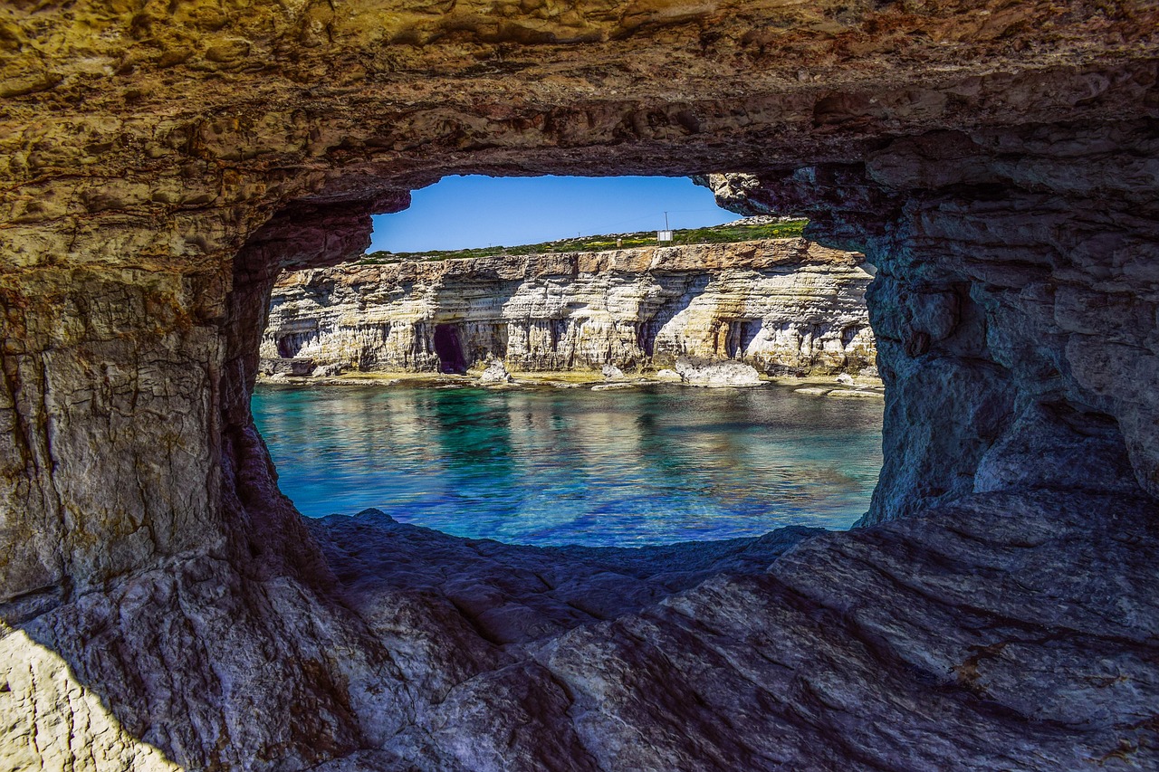 sea caves, nature, geological, formation, window, cave, rock, scenery, stone, cliff, scenic, geology, grotto, tourism, cavo greko, cyprus, cave, cyprus, cyprus, cyprus, cyprus, cyprus