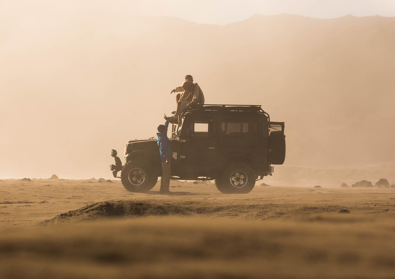 friends, jeep, desert, ride, travel, journey, java, indonesia, nature, landscape, jeep, jeep, jeep, jeep, jeep, desert, journey, journey, indonesia