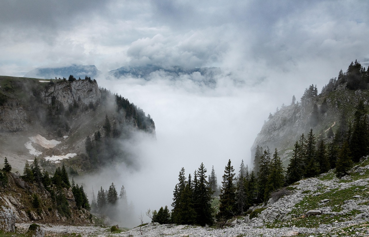 mountain, mist, landscape, nature, misty, clouds, panorama, mountain, mountain, mountain, mountain, mountain, mist