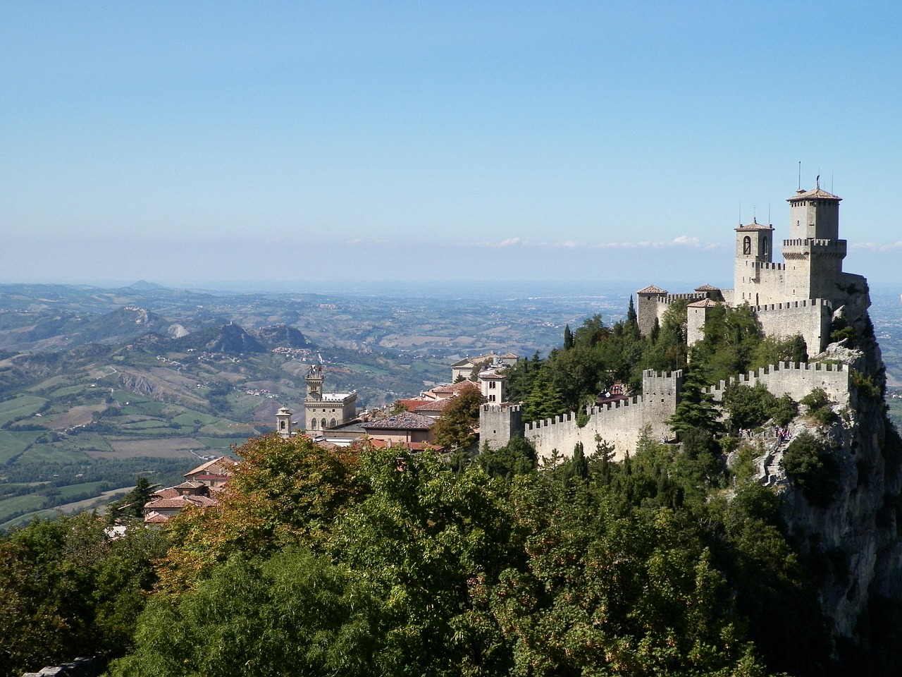 mountain, castle, san marino, europe, landmark, nature, famous, architecture, medieval, tourism, scenic, history, ancient, european, stone, blue history, blue castle, blue stone, san marino, san marino, san marino, san marino, san marino