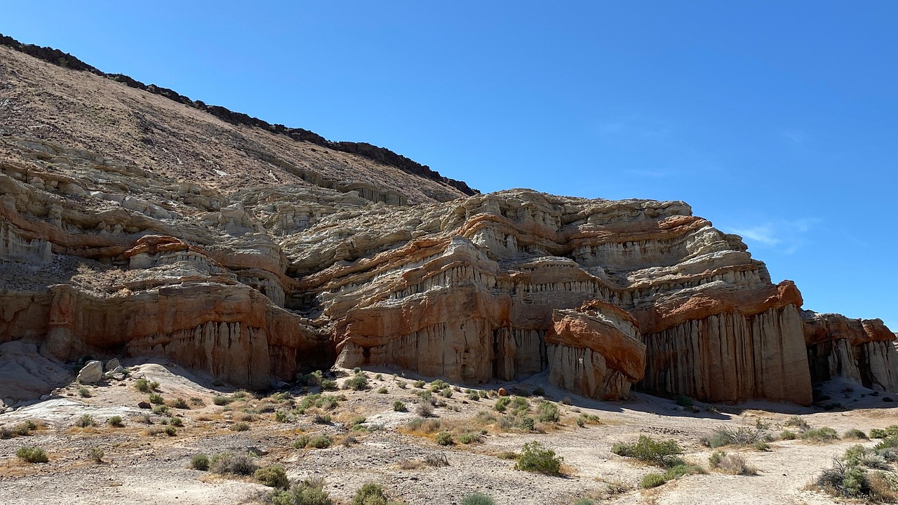 california, red rock canyon state park, rock, landscape, desert, red rock, nature