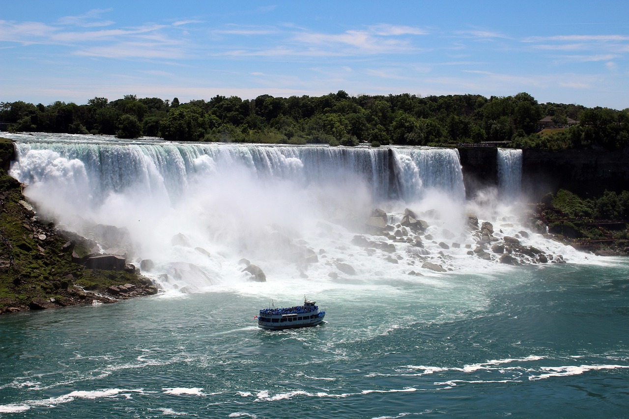 niagara falls, maid of the mist, waterfall, boat, ontario, tourist, mist, tourists, niagara, canada, nature, niagara falls, niagara falls, niagara falls, niagara falls, niagara falls