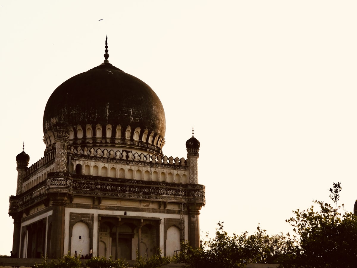 a large building with a dome roof