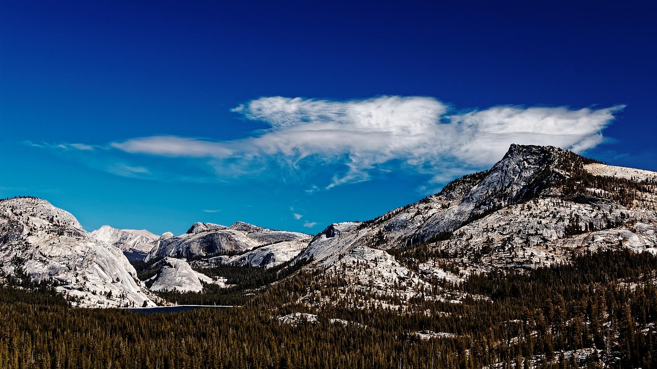 landscape, california, national park, usa, yosemite, mountains, blue, heaven, nature, yosemite park, crystal clear, high, alpine, idyllic, natural stones, yosemite valley, tree