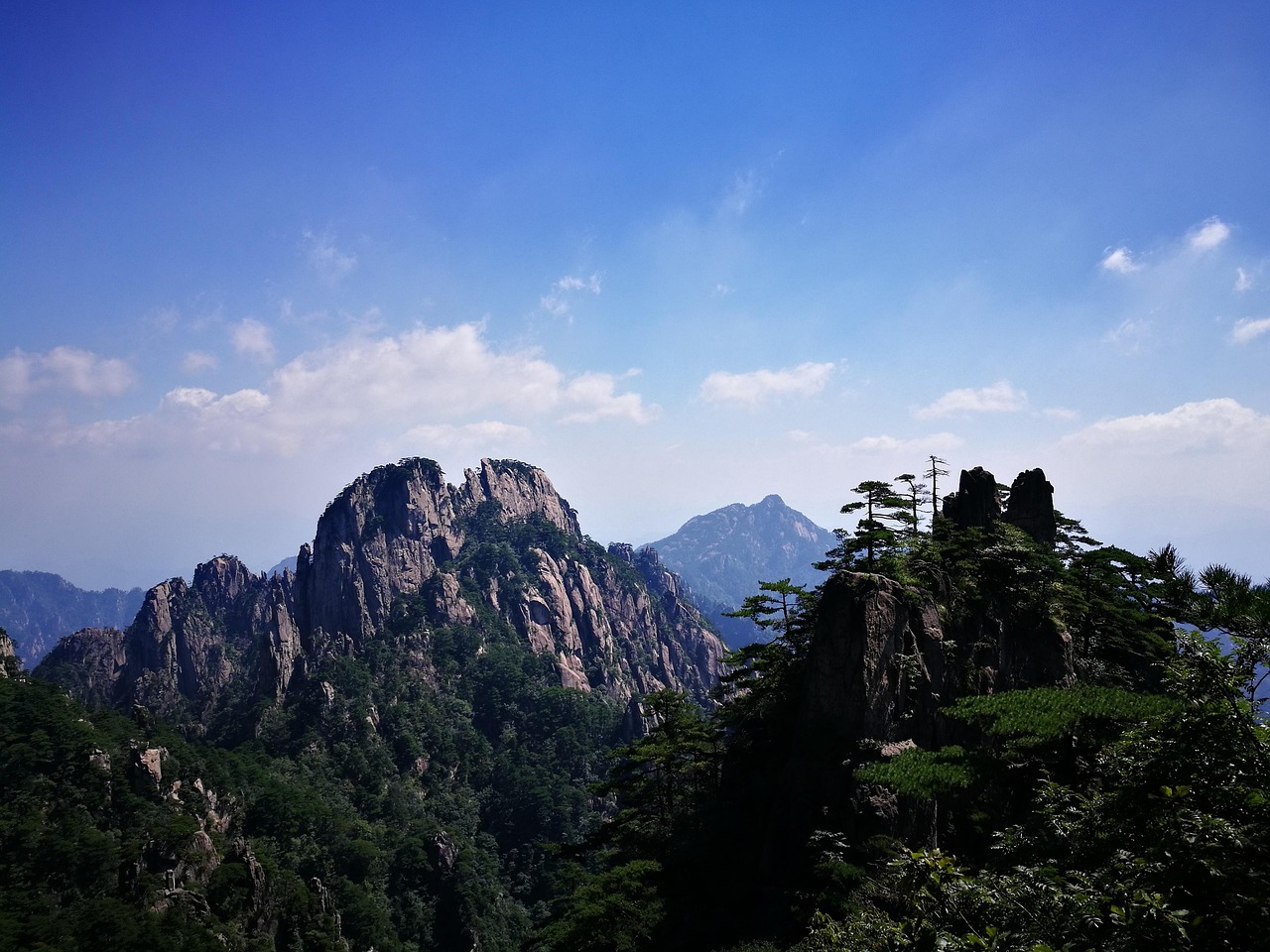 anhui, huangshan, nature, mountain